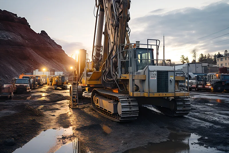Prospecting machinery