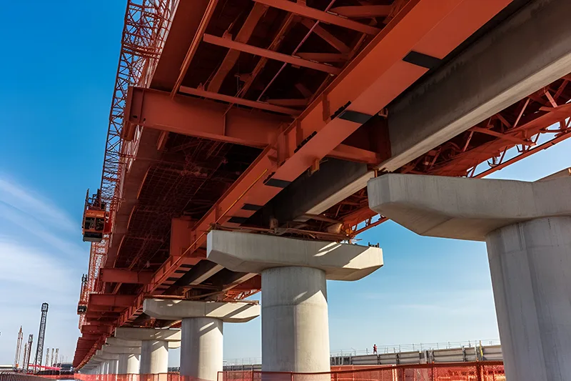 Support steel angles and channels
